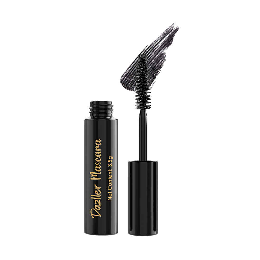 Buy Dazller Mascara | Lightweight | Budget-friendly | Water-resistant | Smudge-proof | Pocket-sized | Enriched with Lash-friendly emollients | Vegan & Cruelty-free | 3.5 gm - Purplle