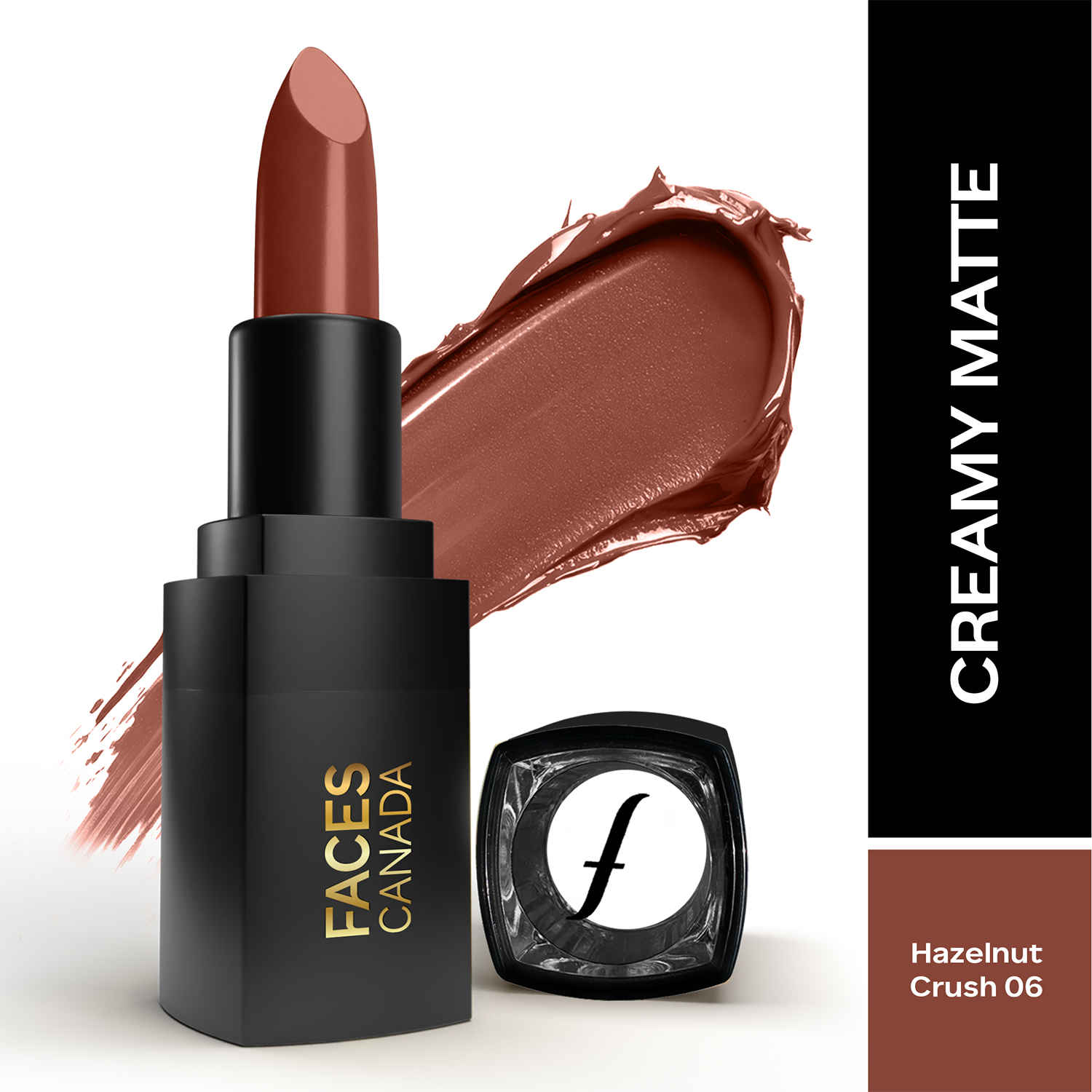 Buy FACES CANADA Comfy Matte Wow Bullet Lipstick - Hazelnut Crush, 4.2 gm | Smooth Matte Finish | Highly Pigmented | Long Lasting | Super Hydrating | Glides Effortlessly | One Swipe Application | Non Drying | No Cracking - Purplle