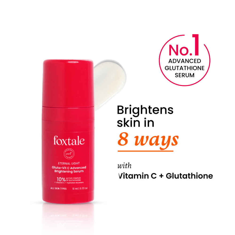Buy Foxtale 10% Glutathione + Vitamin C Brightening Face Serum| Sensitive Skin Safe 10 ml - Purplle