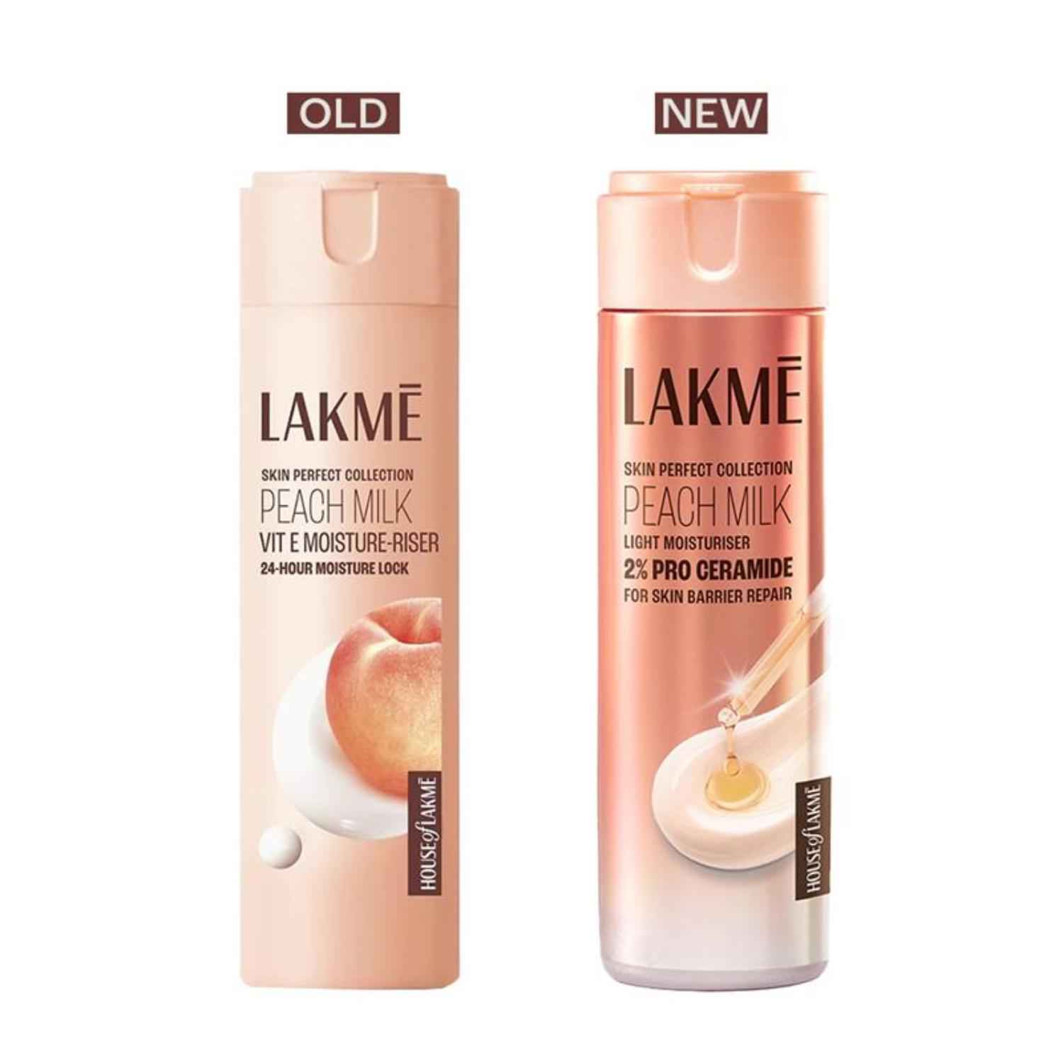 Buy Lakme Peach Milk Vit E Light- Weight & Non-Sticky Moisturizer with 24-Hours Lock |Enriched with Vitamin E |200 gm - Purplle