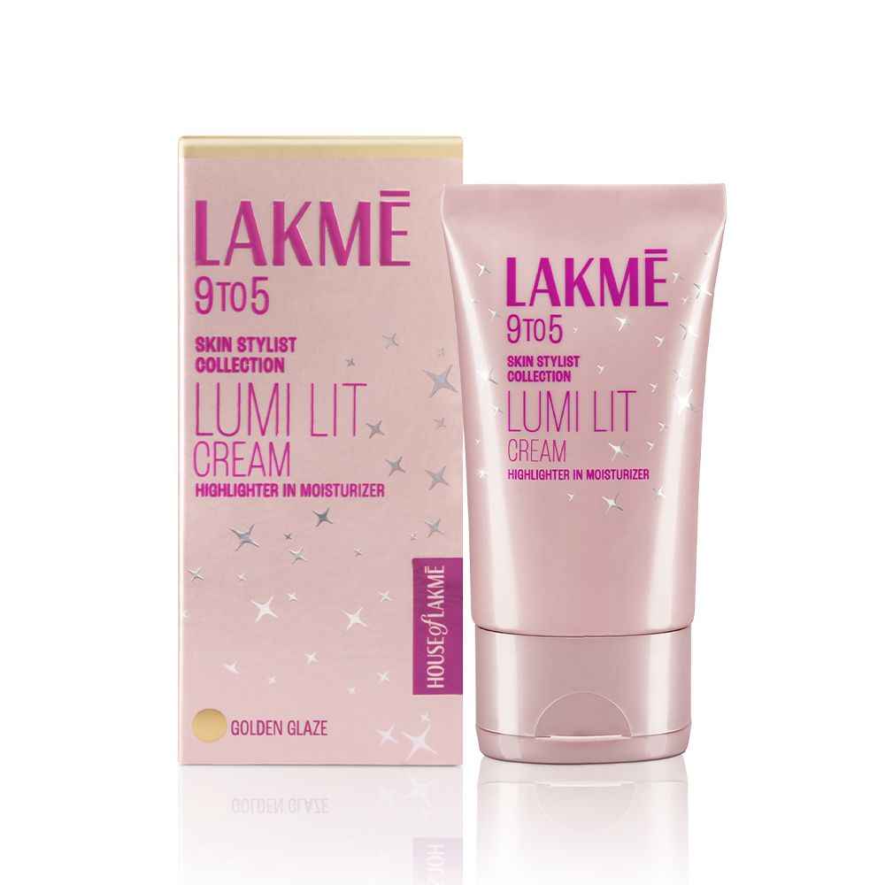 Buy Lakme Lumi Strobe Cream - Highlighter + Moisturizer + Primer With Hyaluronic Acid & Niacinamide - Gold | 60 gm - Purplle