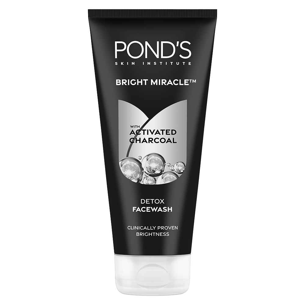 Buy Ponds Pure Detox Pollution Clear Face Wash With Activated Charcoal,100 gm - Purplle