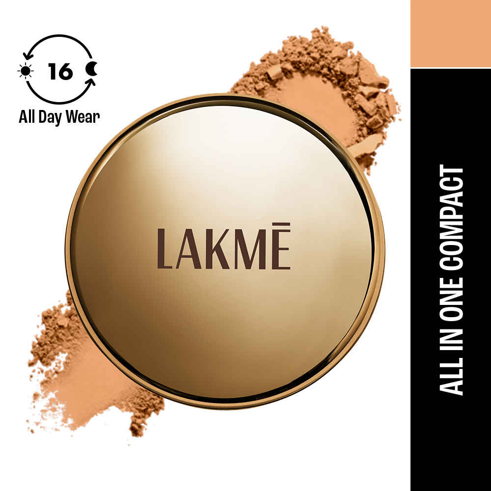 Buy Lakme Powerplay Priming Powder Foundation Compact, Natural Light, 9 gm - Purplle