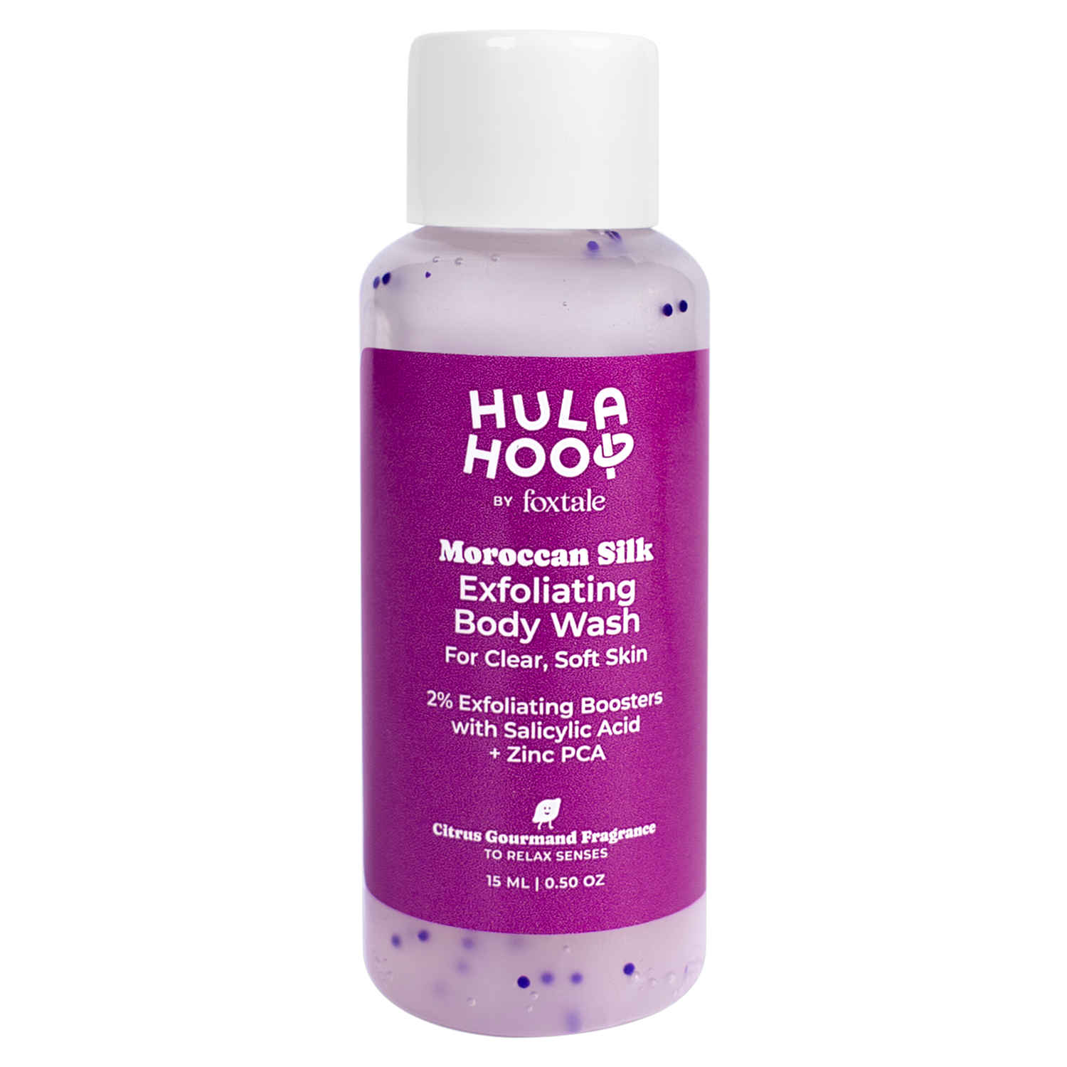 Buy Hula Hoop By Foxtale Moroccan Silk Exfoliating Body Wash (15 ml) - Purplle