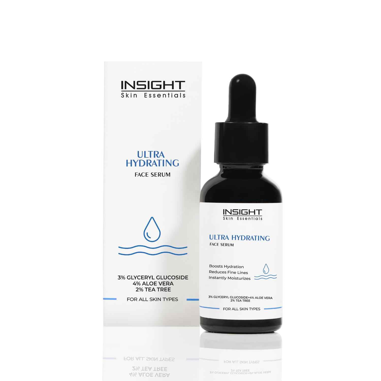 Buy Insight Cosmetics 2% Hyaluronic Acid + 2% Alpha Arbutin Face Serum 30 ml - Purplle