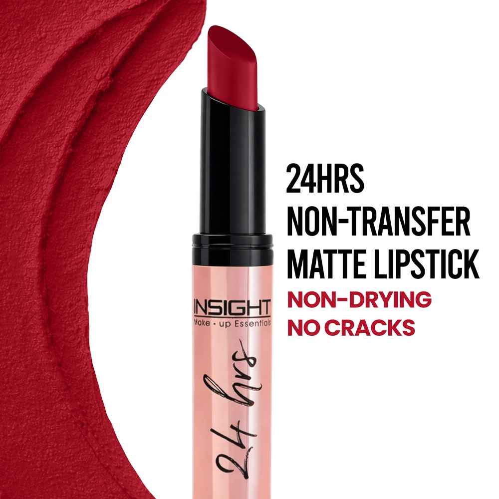 Buy INSIGHT COSMETICS 24 HRS NON TRANSFER MATTE LIPSTICK (LL-03)_SPIRALING (14) 3 gm - Purplle