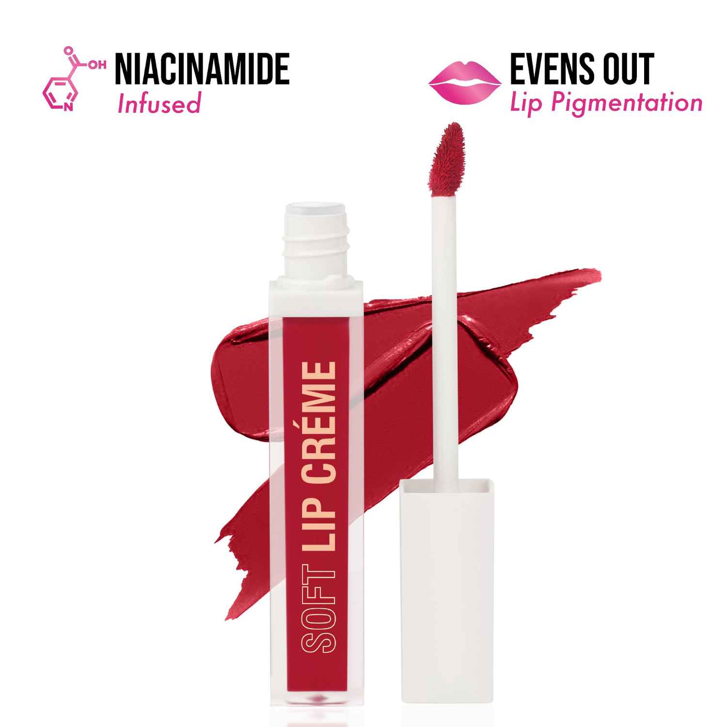 Buy INSIGHT Cosmetics Soft Lip Creme - Rage Red (6 gm) - Purplle