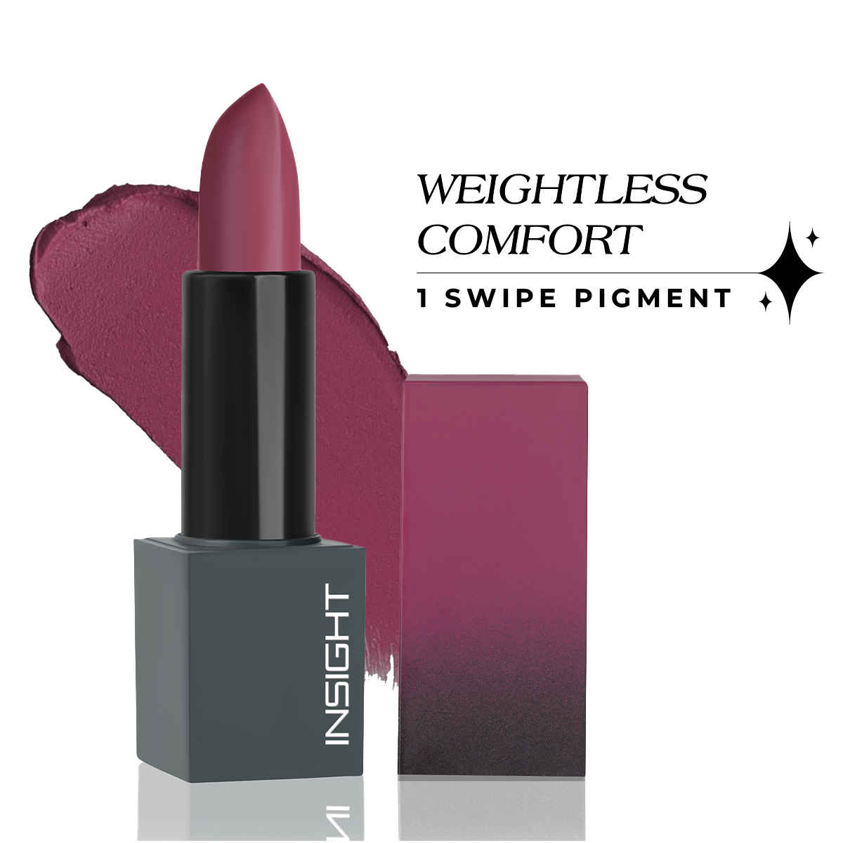 Buy INSIGHT Velvet Matte Lipstick – Enchanting Blush 3.8 gm - Purplle