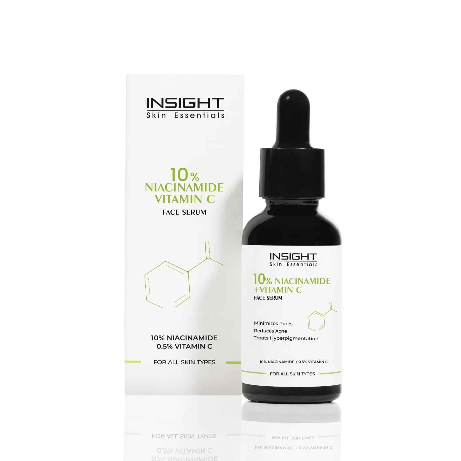 Buy Insight Cosmetics 10% Niacinamide Vitamin C Face Serum 30 ml - Purplle