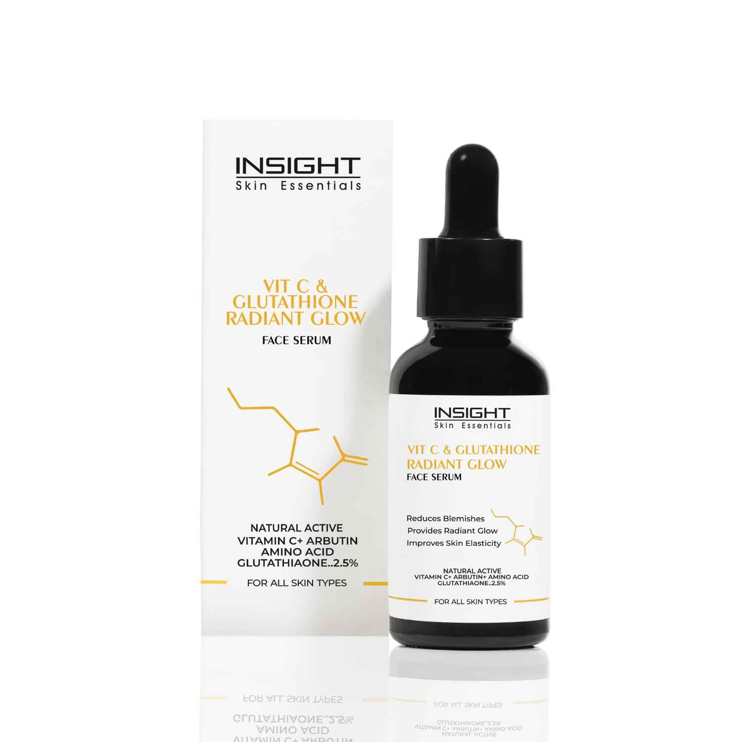 Buy Insight Cosmetics Vit C & Glutathione Radiant Glow Face Serum 30 ml - Purplle