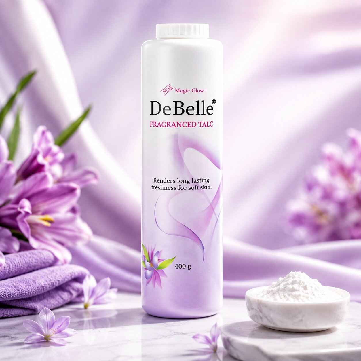 Buy DeBelle Fragranced Talc (400 gm) - Purplle