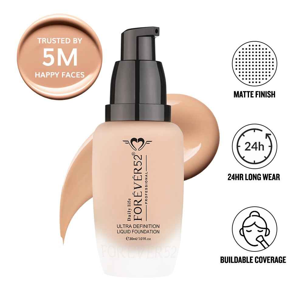 Buy Daily Life Forever52 Ultra Definition Liquid Foundation Custard (30 ml) FLF012 - Purplle