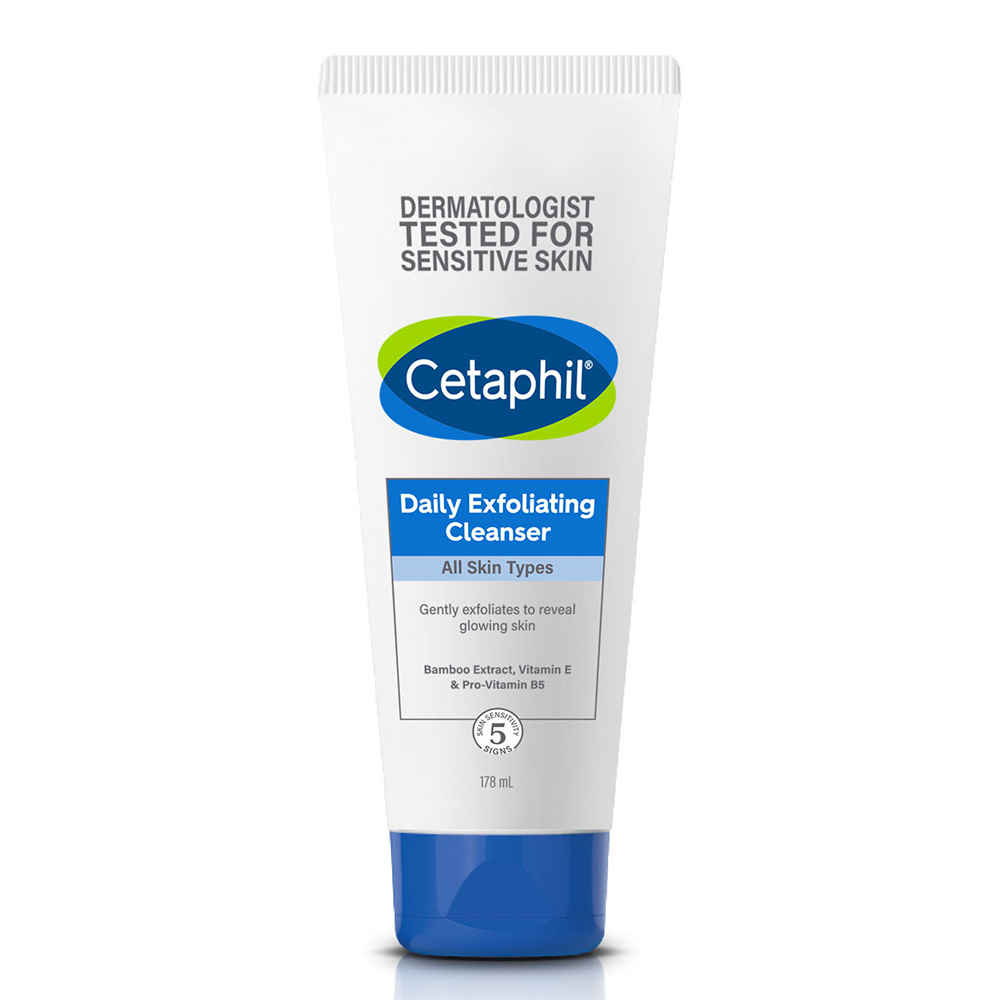 Buy Cetaphil Daily Exfoliating Cleanser 178 ml | Face Wash for Glowing Skin - Purplle