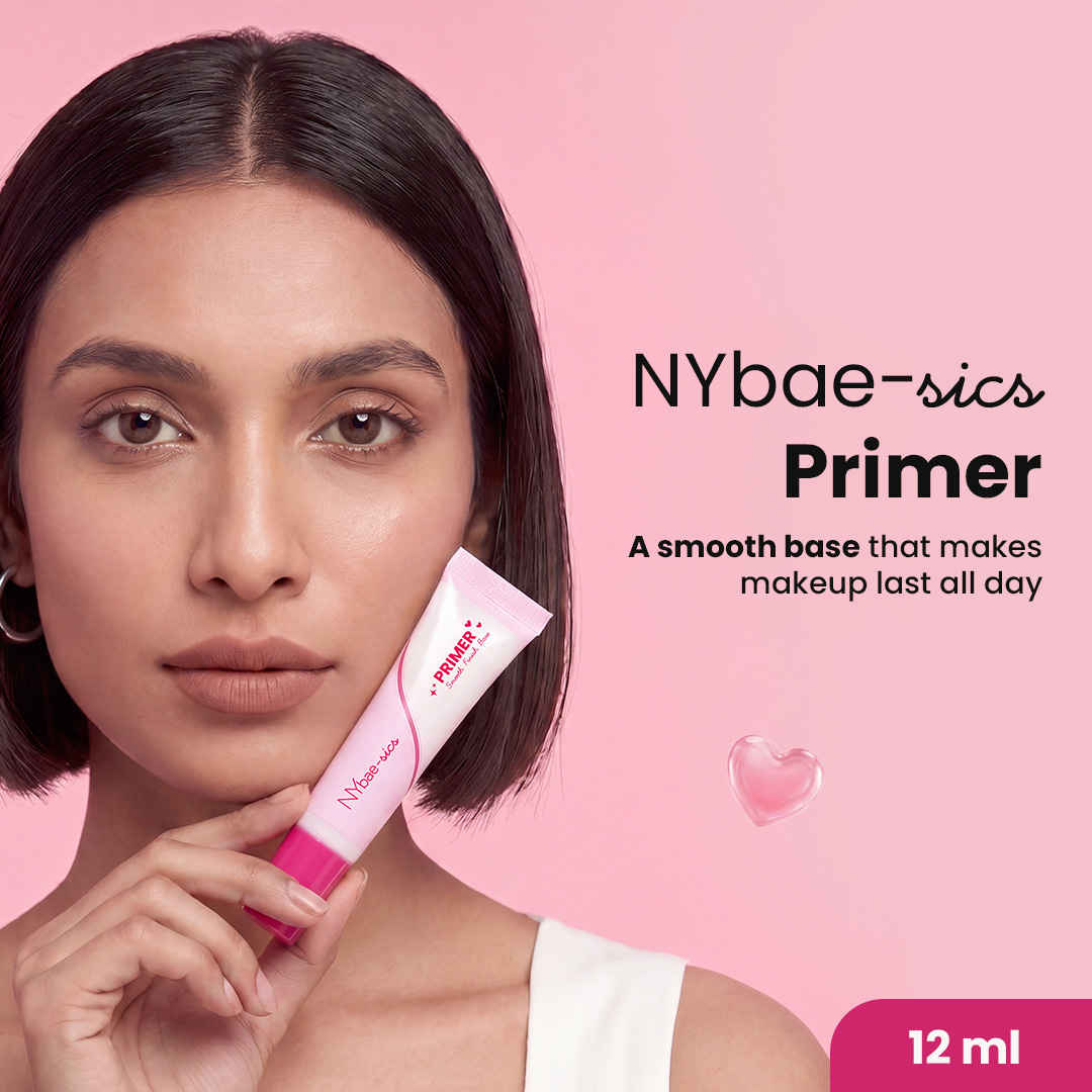 Buy NY Bae-sics Primer primer | Pore Minimizing Makeup Primer | Smooth Finish & Blur Effect | Long-Lasting Makeup Base | With Vitamin E | Lightweight, Non-Greasy Formula | Flawless Makeup Finish | 12 ml - Purplle