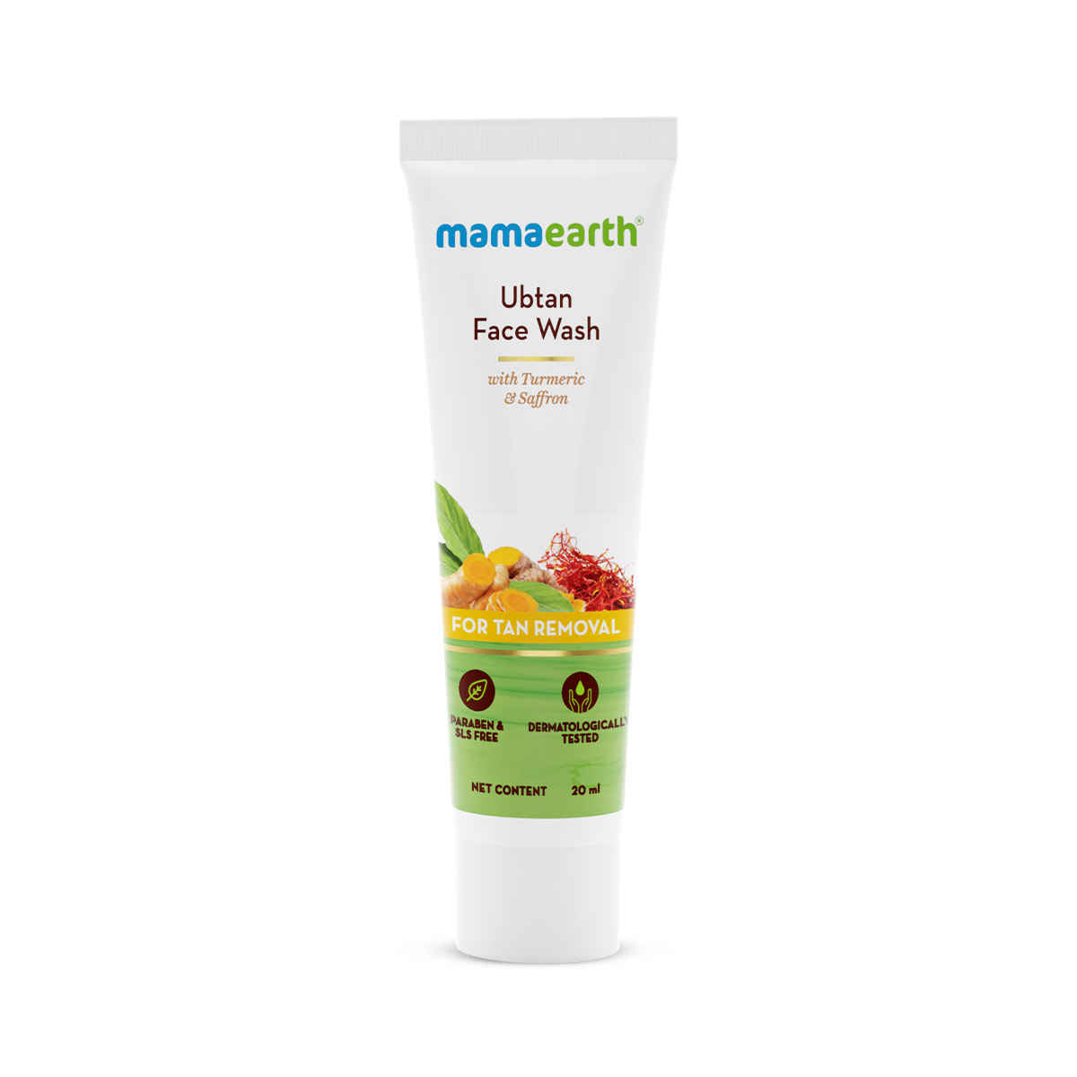 Buy Mamaearth Ubtan Face Wash 20 ml - Purplle