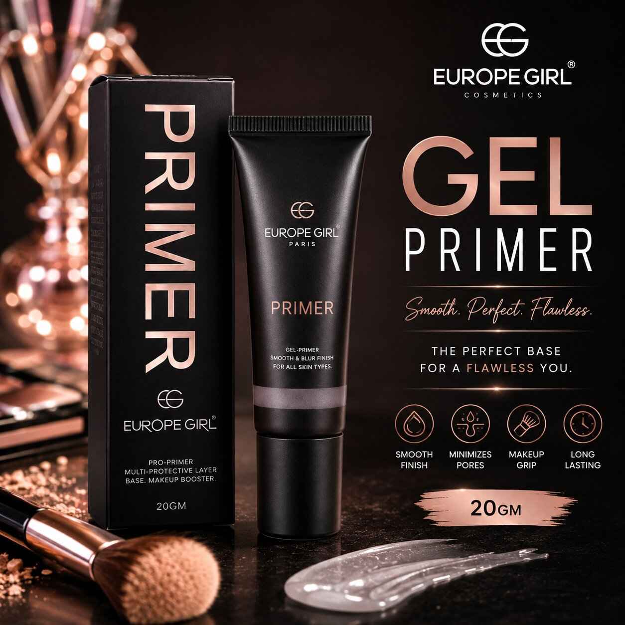 Buy Europegirl Cosmetics Gel Primer 20 gm - Purplle