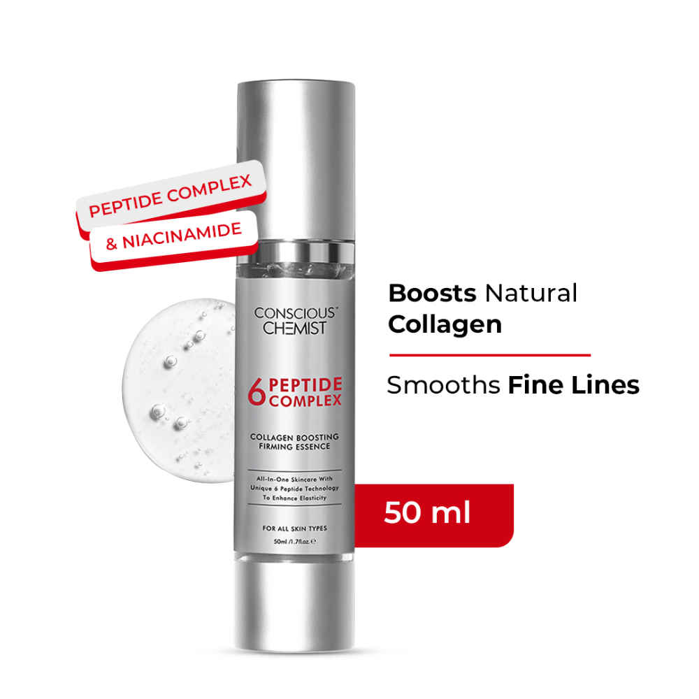 Buy Conscious Chemist 6 Peptide Serum for Face serum for anti-ageing 50 ml - Purplle