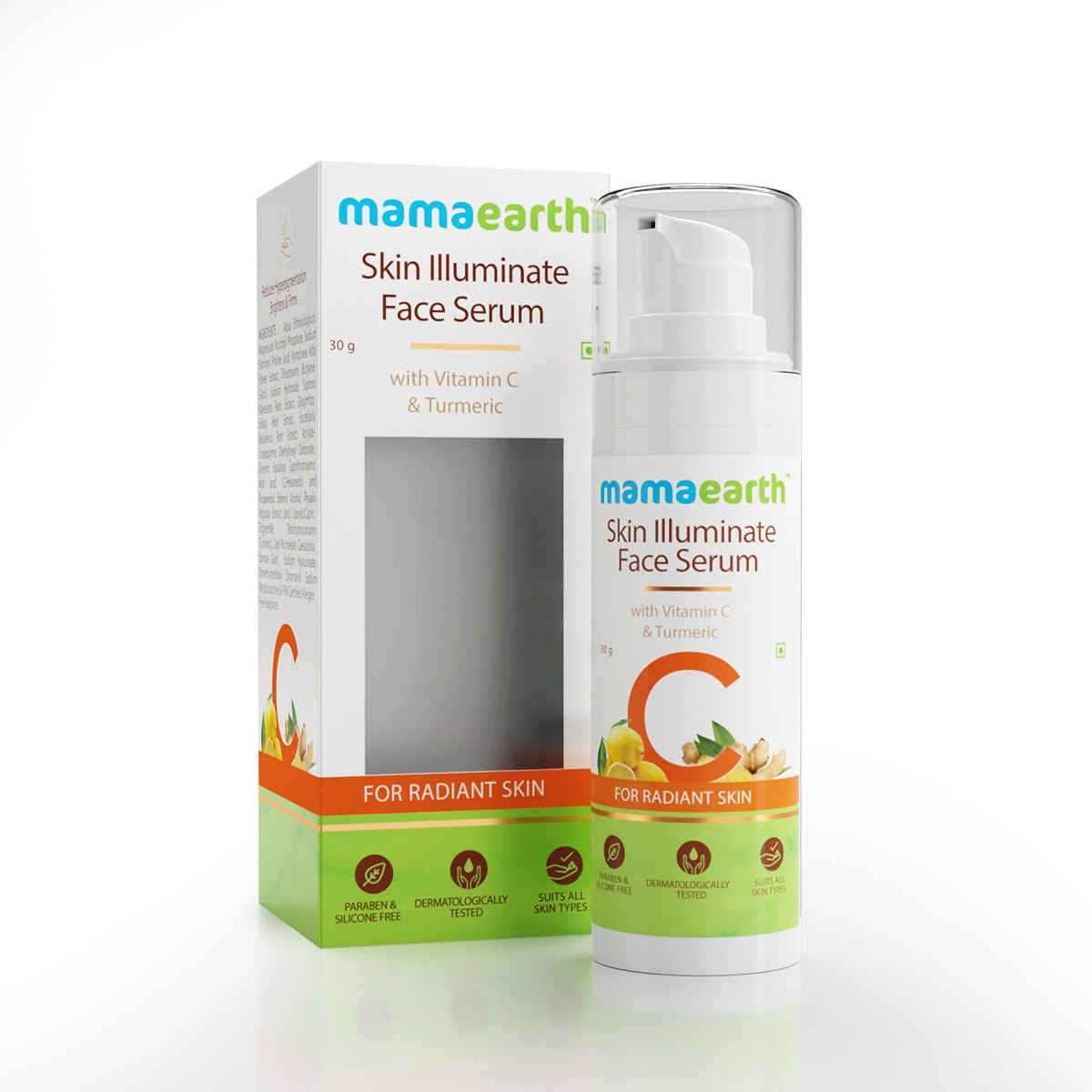 Buy Mamaearth Skin Illuminate Face Serum with Vitamin C and Turmeric for Radiant Skin - 30 gm - Purplle