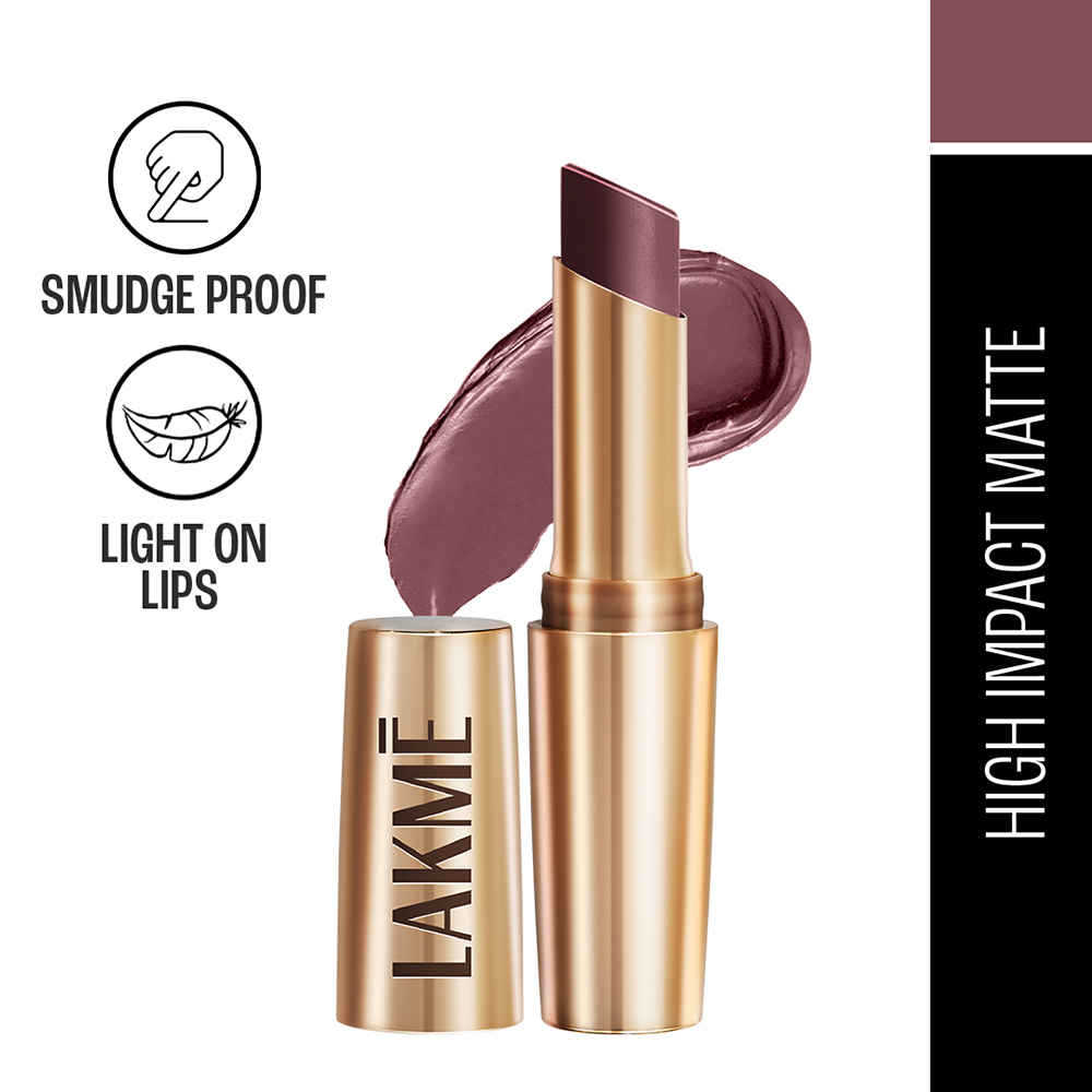 Buy Lakme 9to5 Powerplay Priming Matte Lipstick, Lasts 16hrs, Chocolate Crush, 3.6 gm - Purplle