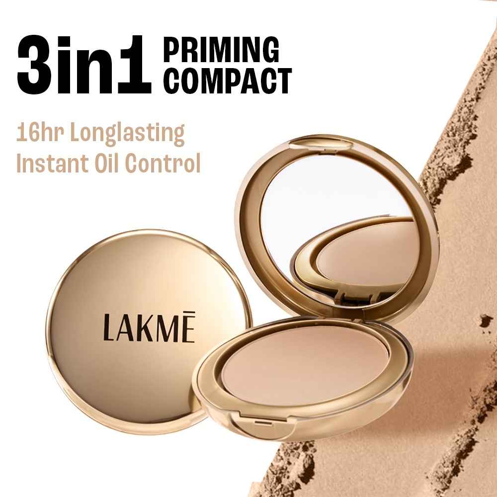 Buy Lakme 9 To 5 Primer + Matte Powder Foundation Compact - Rose Silk (9 gm) - Purplle
