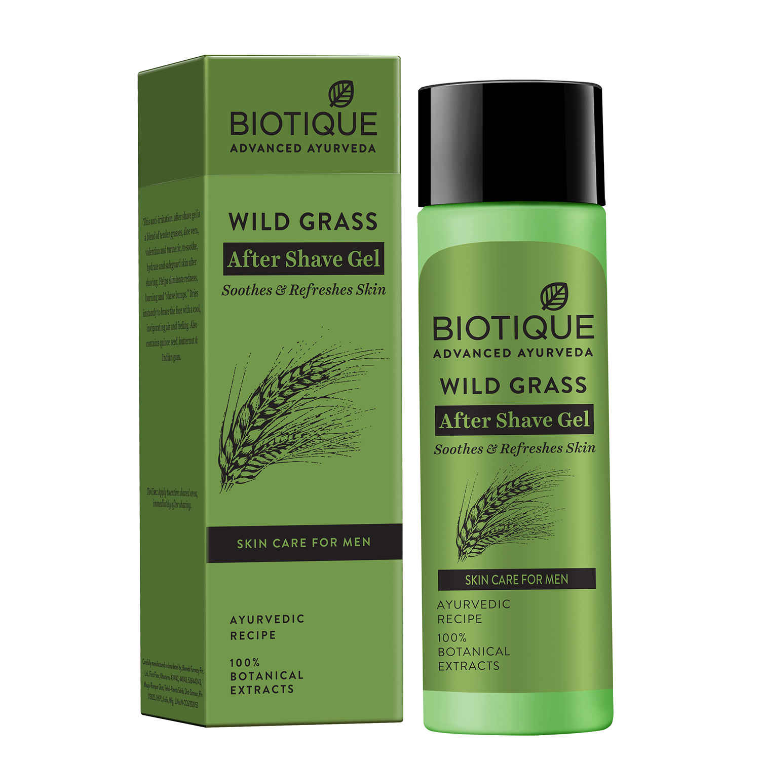 Buy Biotique Wild Grass Soothing After Shave Gel (120 ml) - Purplle