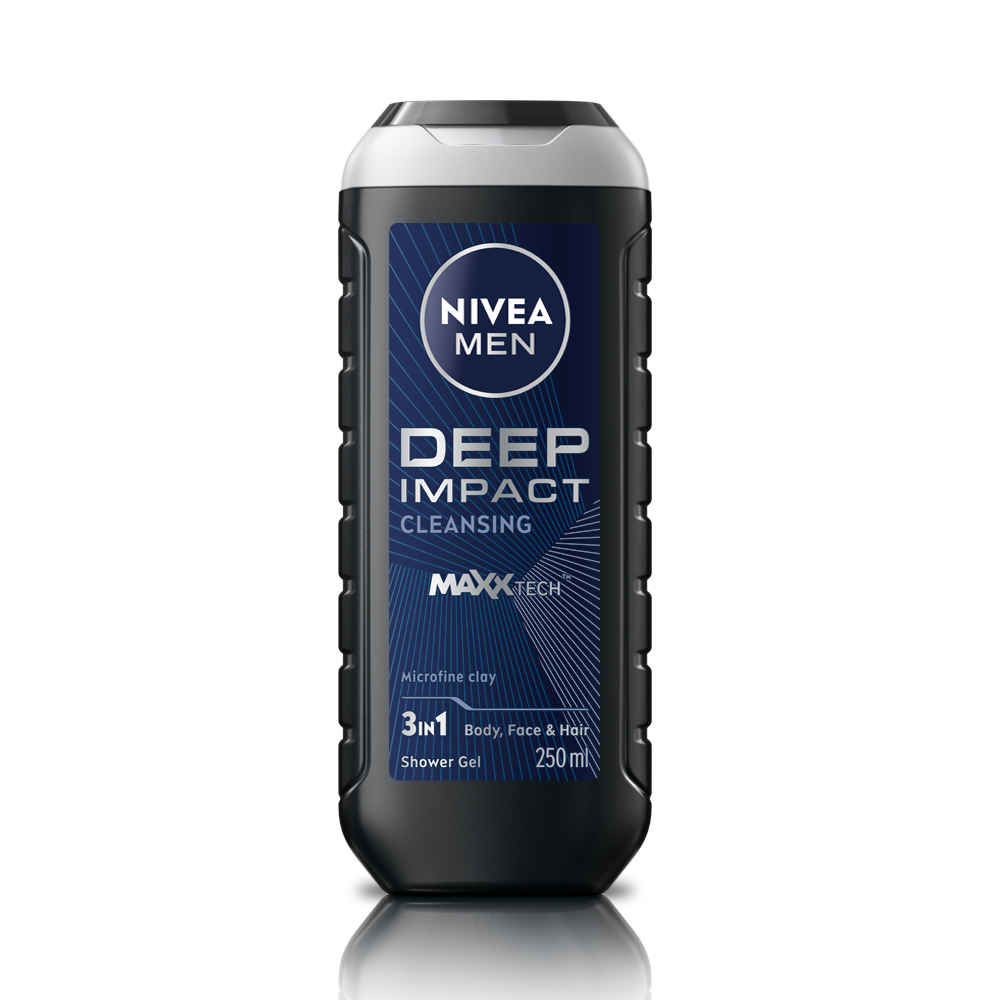 Buy Nivea Men Deep Impact Cleansing Shower Gel (250 ml) - Purplle