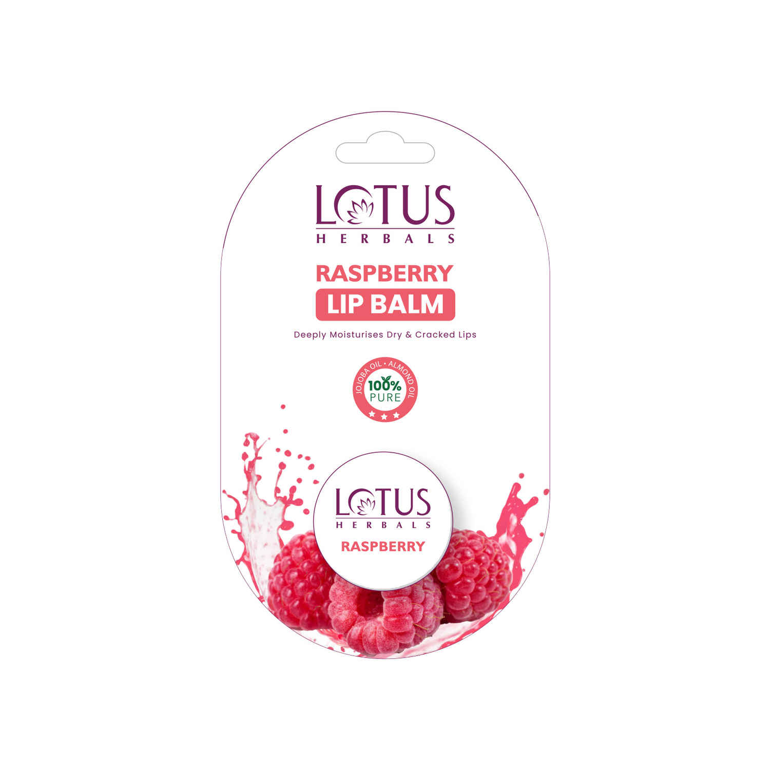 Buy Lotus Herbals Lip Balm - Raspberry | For Dry & Cracked Lips | 5 gm - Purplle