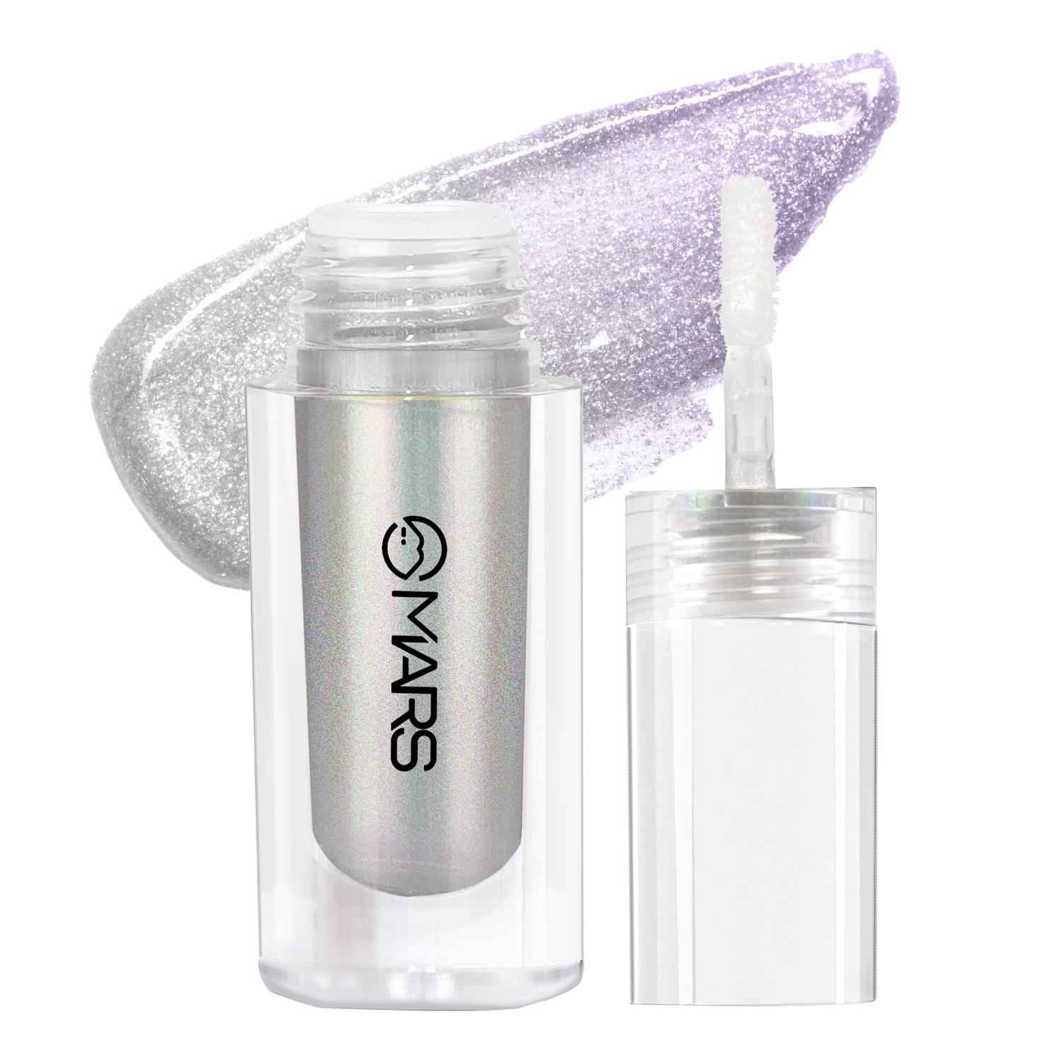 Buy MARS Northern Lights Liquid Eyeshadow With Dual-Tone Chrome Effect | Liquid Shimmer | One Swipe Pigmentation | Smudge Proof | Light Weight Formula (1.8 ml) (04-Icelandic Frost) - Purplle