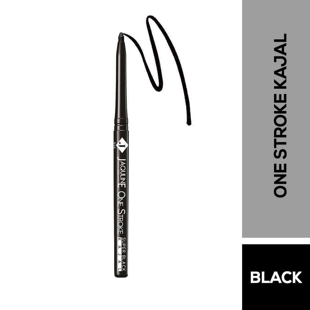 Buy Jaquline USA OneStroke Super Black Kajal 0.30g - Purplle
