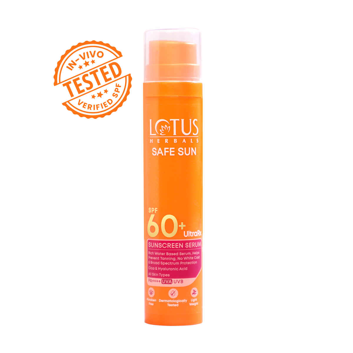 Buy Lotus Herbals UltraRX Sunscreen serum SPF 60+ PA++++|For all skin types|Dermatologically tested|50 ml - Purplle