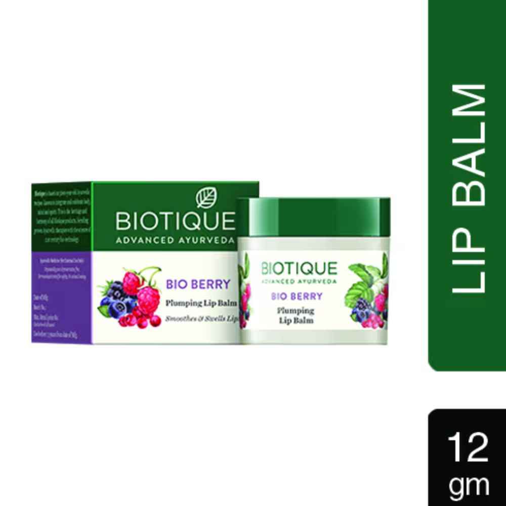 Buy Biotique BERRY Plumping Lip Balm 12 gm - Purplle