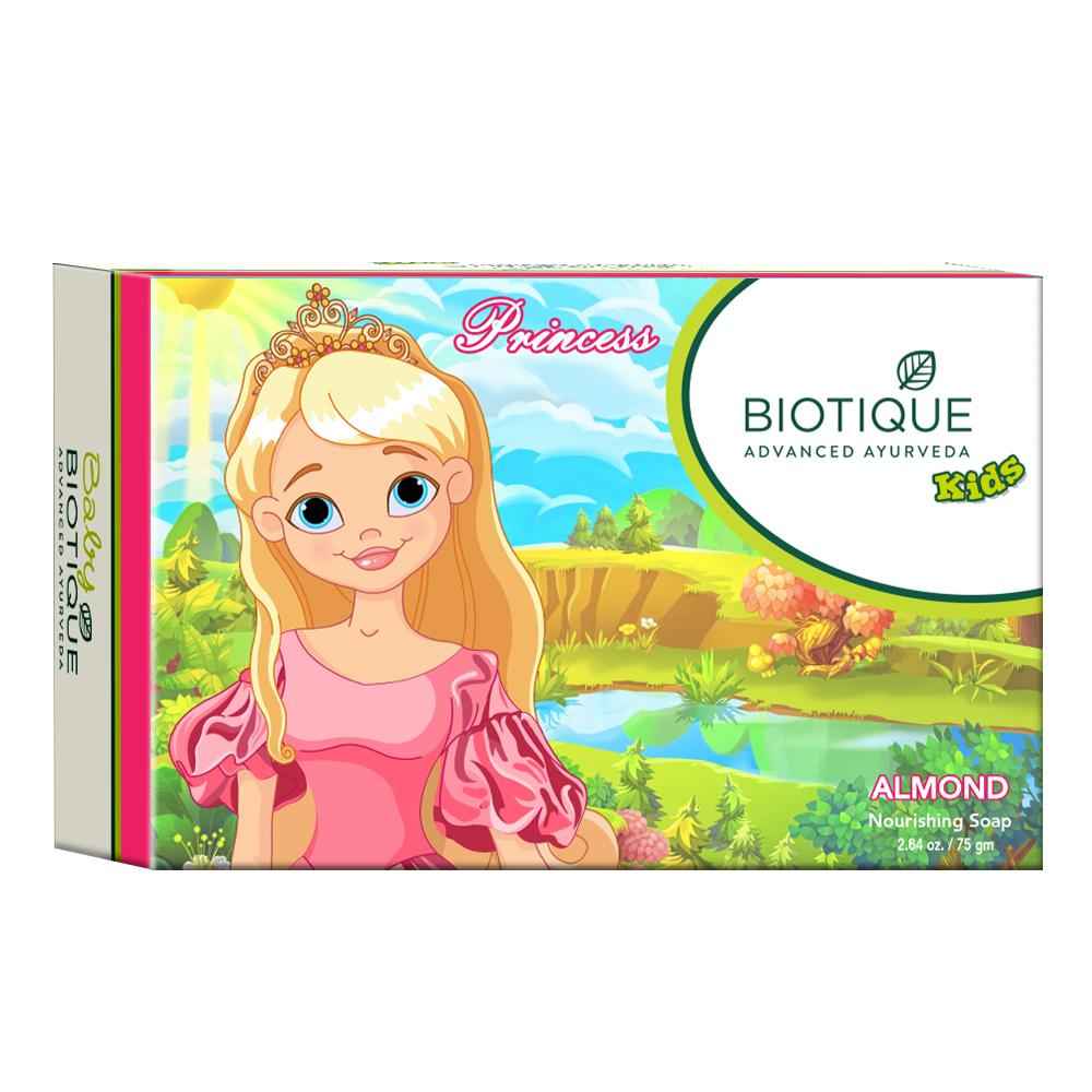 Buy Biotique Kids Disney Princess Almond Nourishing Soap (75 gm) - Purplle