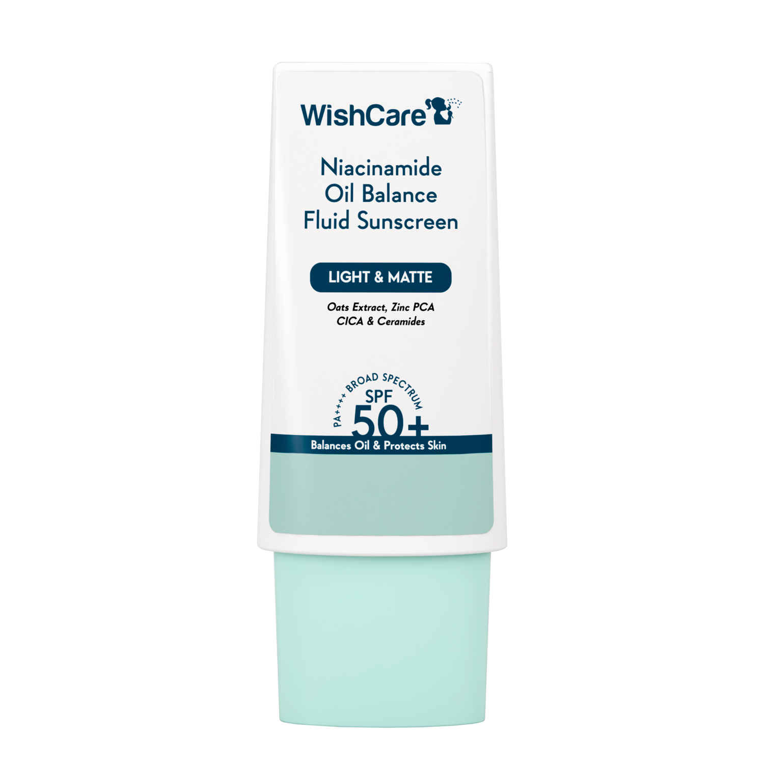 Buy WishCare Niacinamide Oil Balance Fluid Sunscreen SPF 50 PA++++ - Light & Matte Sunscreen for Oily Skin with Broad Spectrum Protection & No White Cast - 30 gm - Purplle