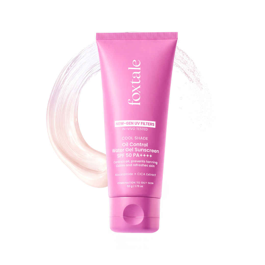 Buy Foxtale Cool Shade Oil Control Water Gel Sunscreen - 50 gm - Purplle