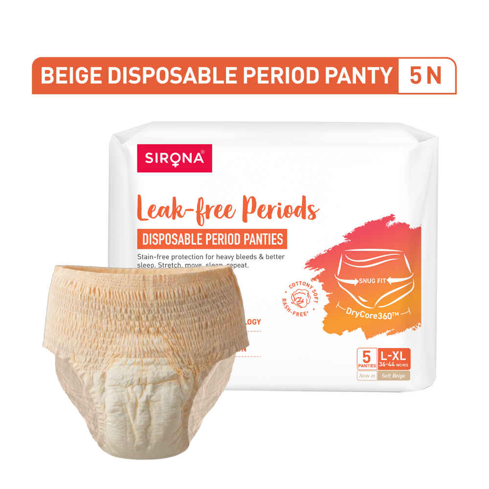 Buy Sirona Disposable period panties - L-XL - Purplle