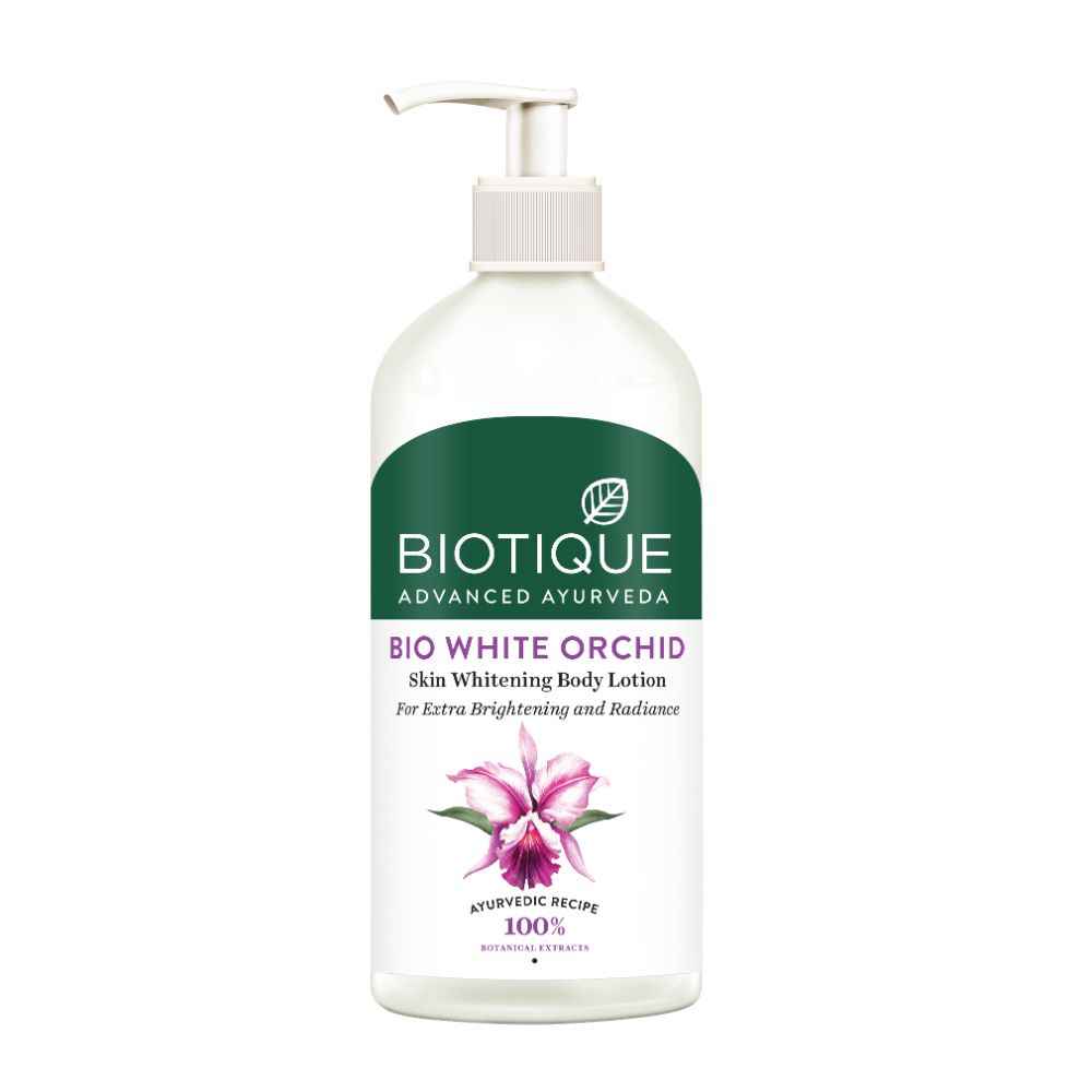 Buy Biotique Advanced Ayurveda White Orchid Body Lotion (300 ml) - Purplle