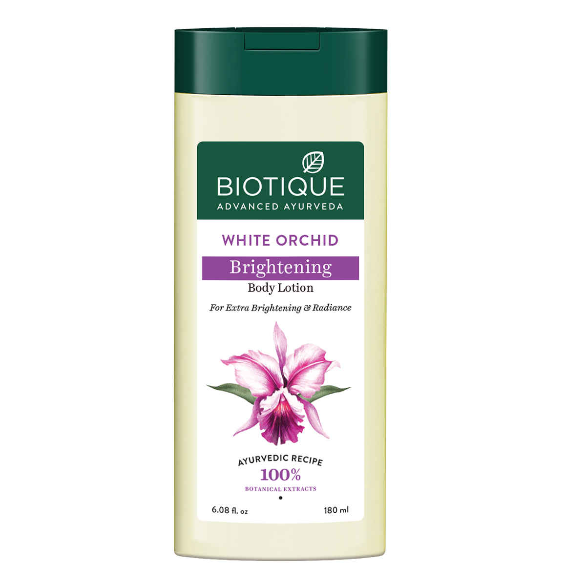 Buy Biotique White Orchid Brightening Body Lotion 180 ml - Purplle
