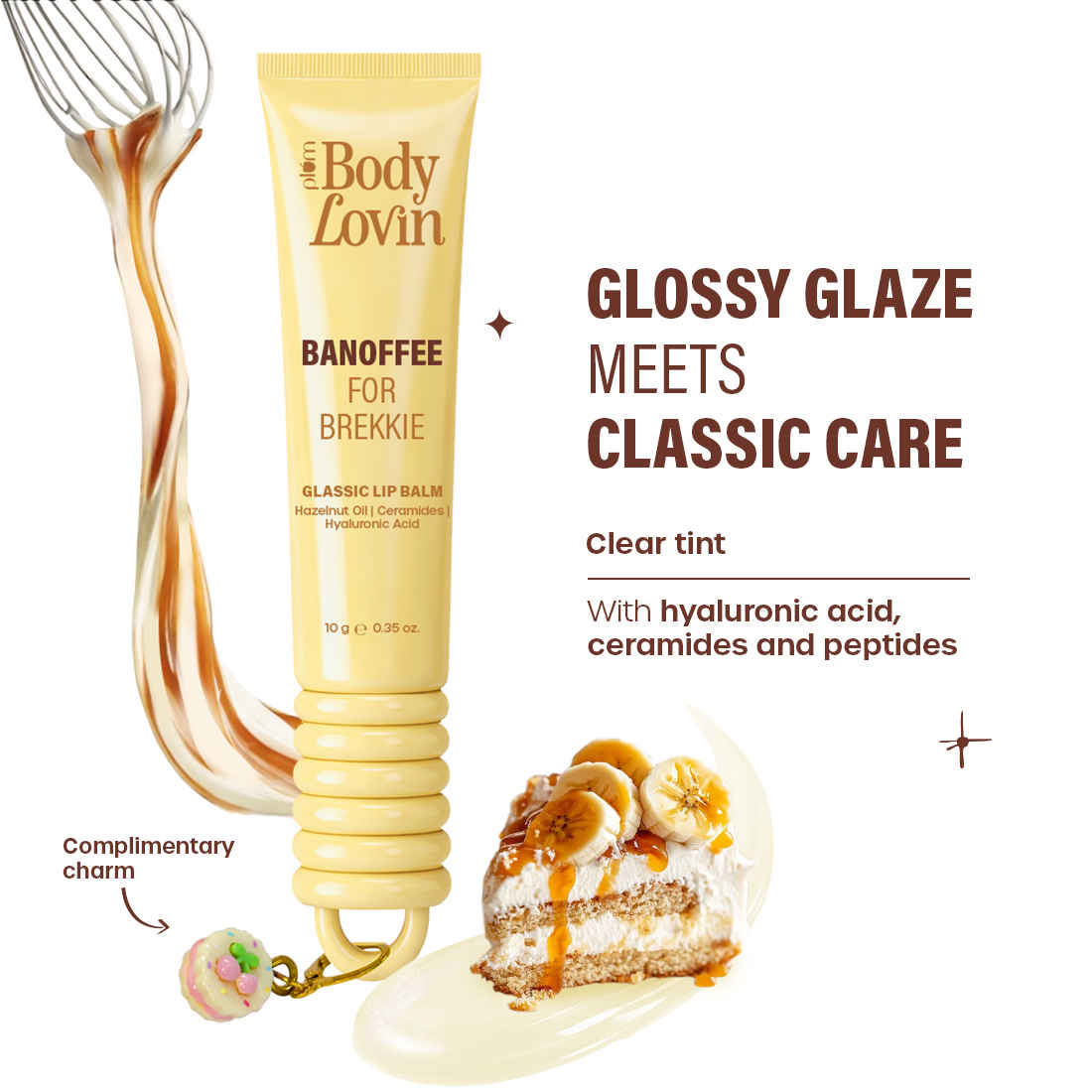 Buy Plum BodyLovin' Banoffee For Brekkie Glassic Lip Balm | 10 gm - Purplle