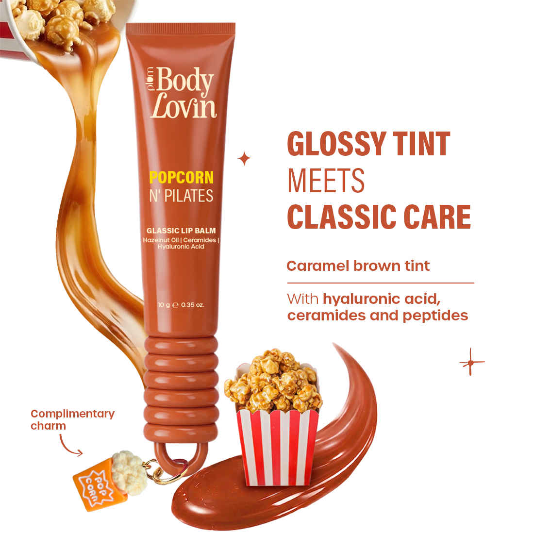 Buy Plum BodyLovin' Popcorn N' Pilates Glassic Lip Balm | 10 gm - Purplle