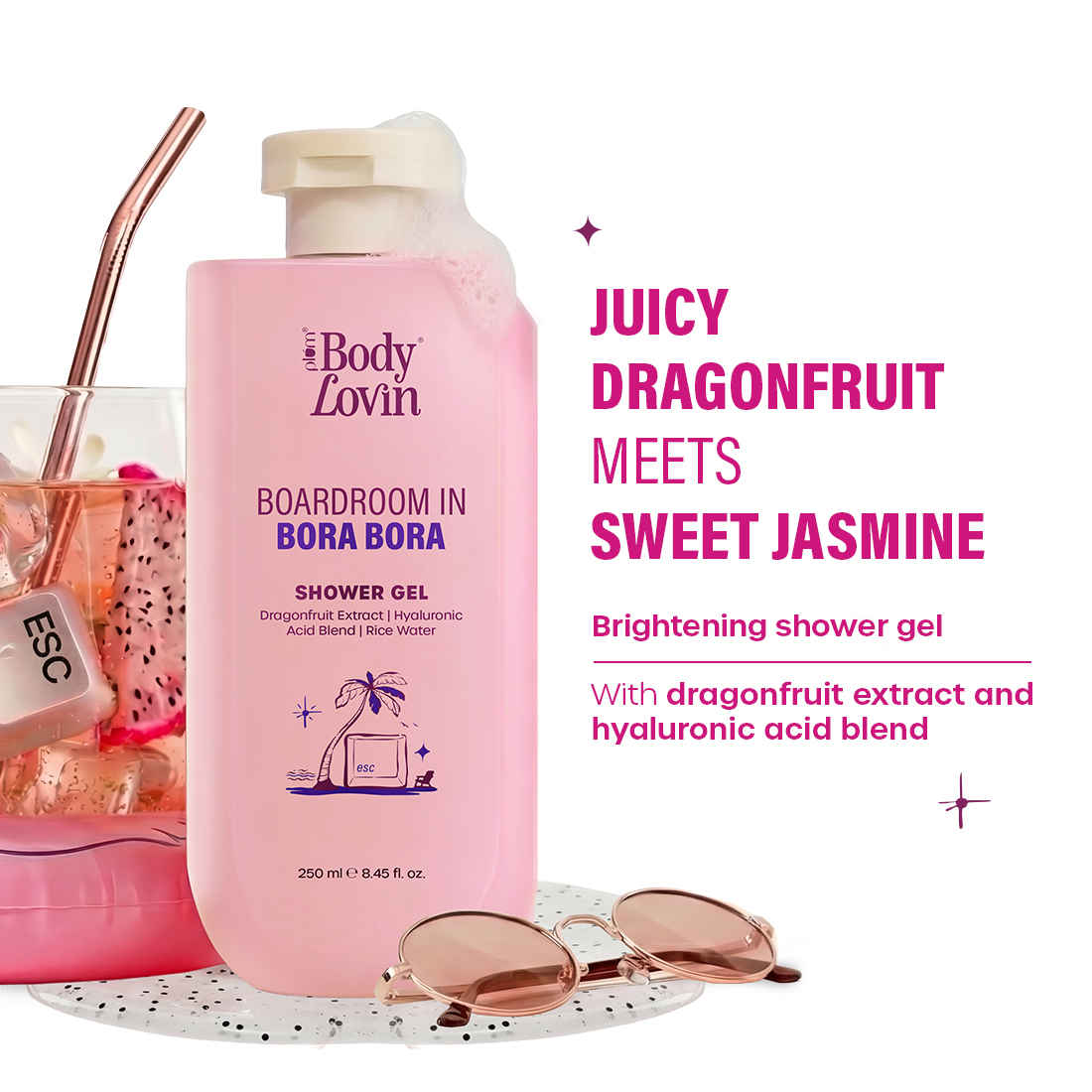 Buy Plum BodyLovin' Boardroom In Bora Bora Shower Gel | 250 ml - Purplle