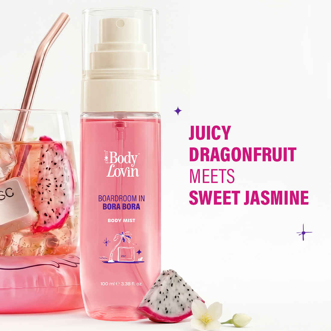 Buy Plum BodyLovin' Boardroom In Bora Bora Body Mist |100 ml - Purplle