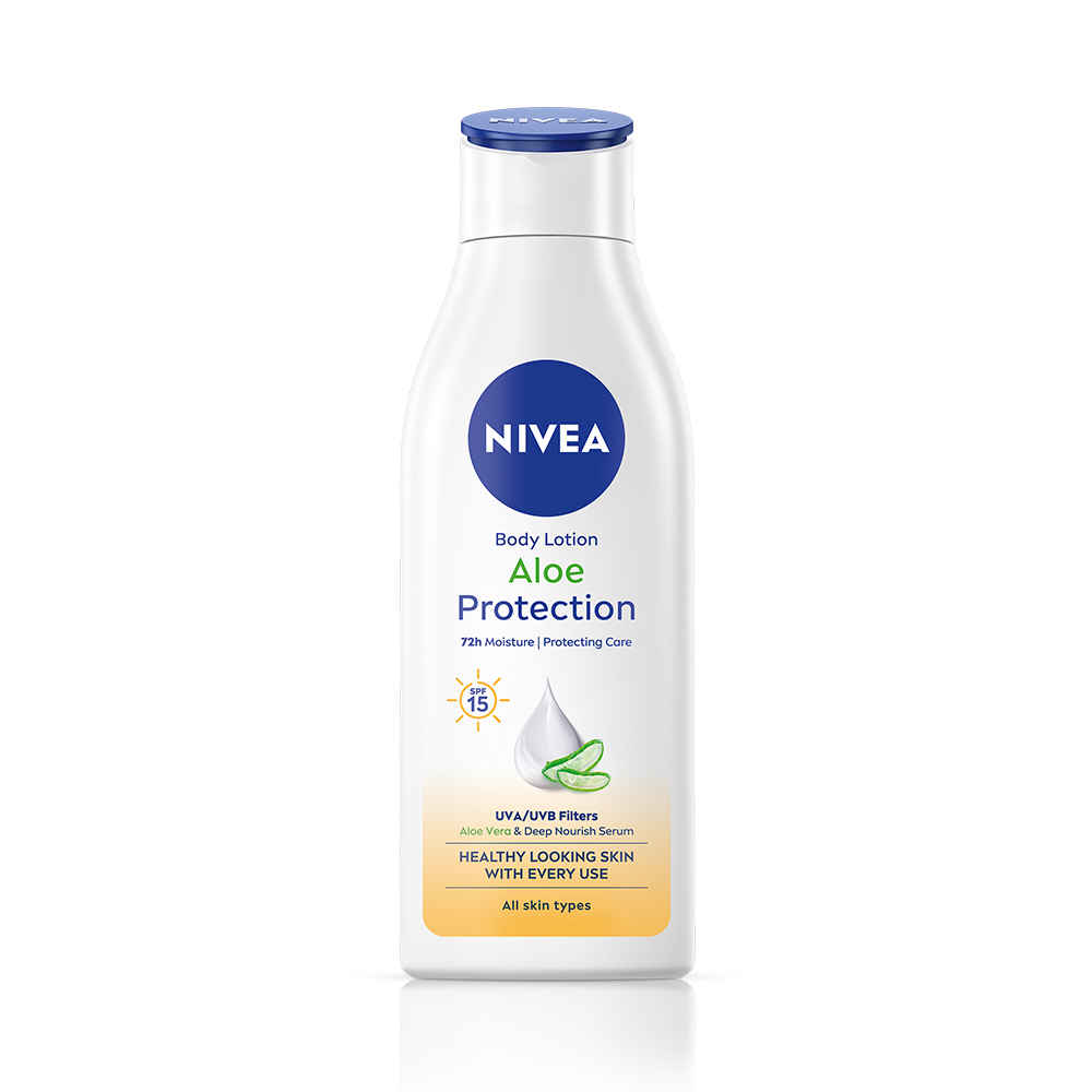 Buy NIVEA Aloe Protection Spf 15 Body Lotion (200 ml) - Purplle