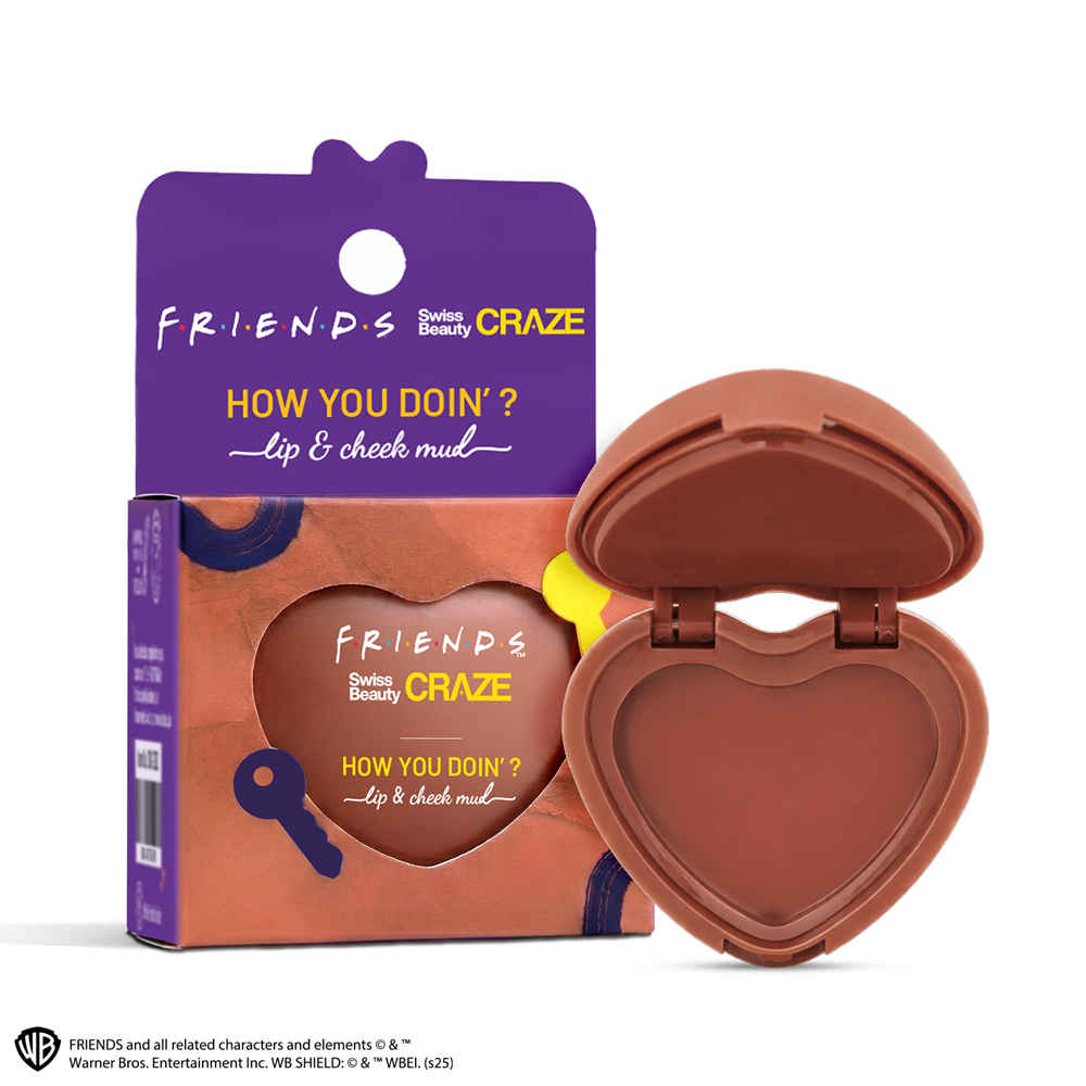 Buy Swiss Beauty Craze How You Doin’? Lip & Cheek Mud - 5 gm, Flirty Blush - Purplle