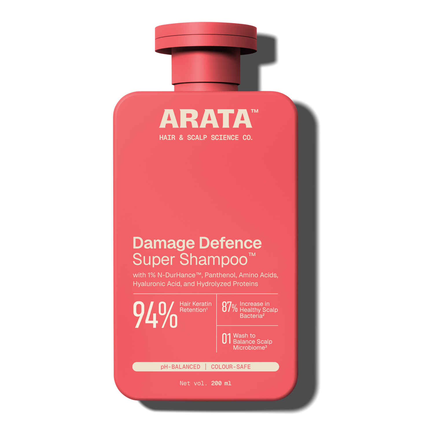 Buy Arata Super Shampoo, Plant-Powered Super Shampoo with Onion Oil, Bhringraj, Apple Cider Vinegar, Argan Oil & Aloe Vera For Women & Men (Shampoo) - 200 ml - Purplle