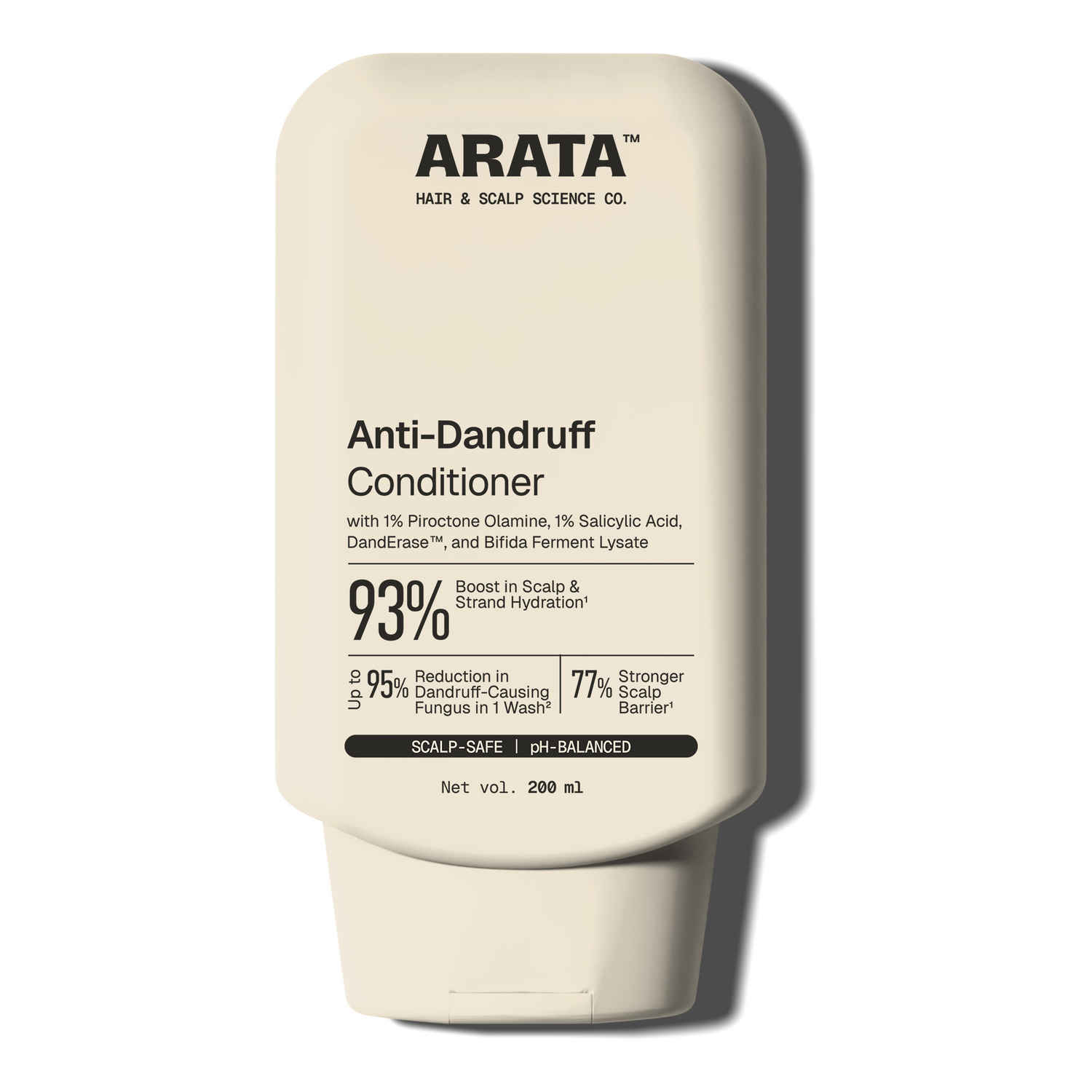 Buy Arata Anti-Dandruff Hair Conditioner | For all Hair Types | With Tea Tree Oil, Fenugreek, Neem | Moisturizes Hair & Treats Dandruff | Relieves Flaky Scalp 200 ml - Purplle