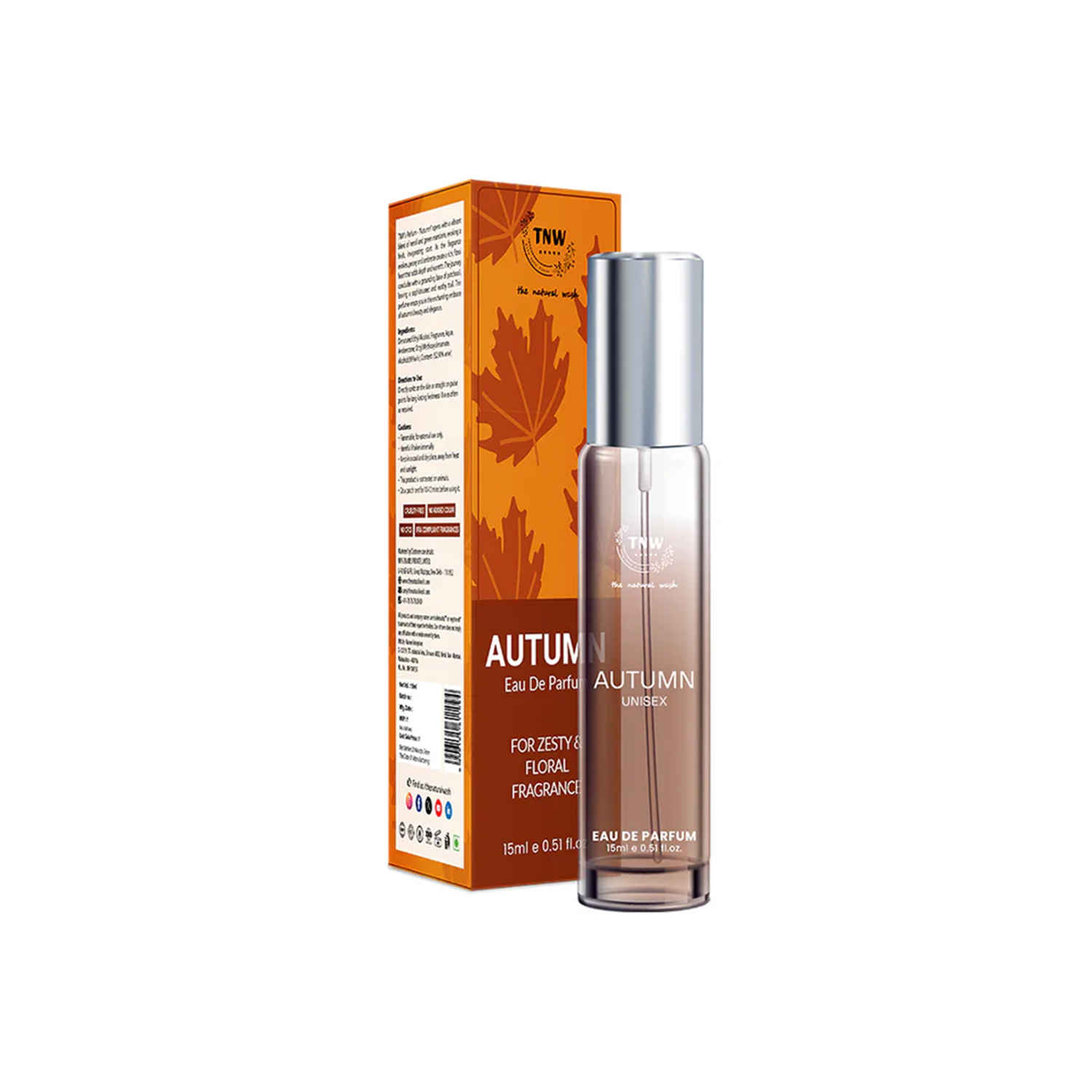 Buy TNW The Natural Wash Autumn Eau De Parfum - Zesty and Floral Fragrances with Long Lasting Freshness 15 ml - Purplle