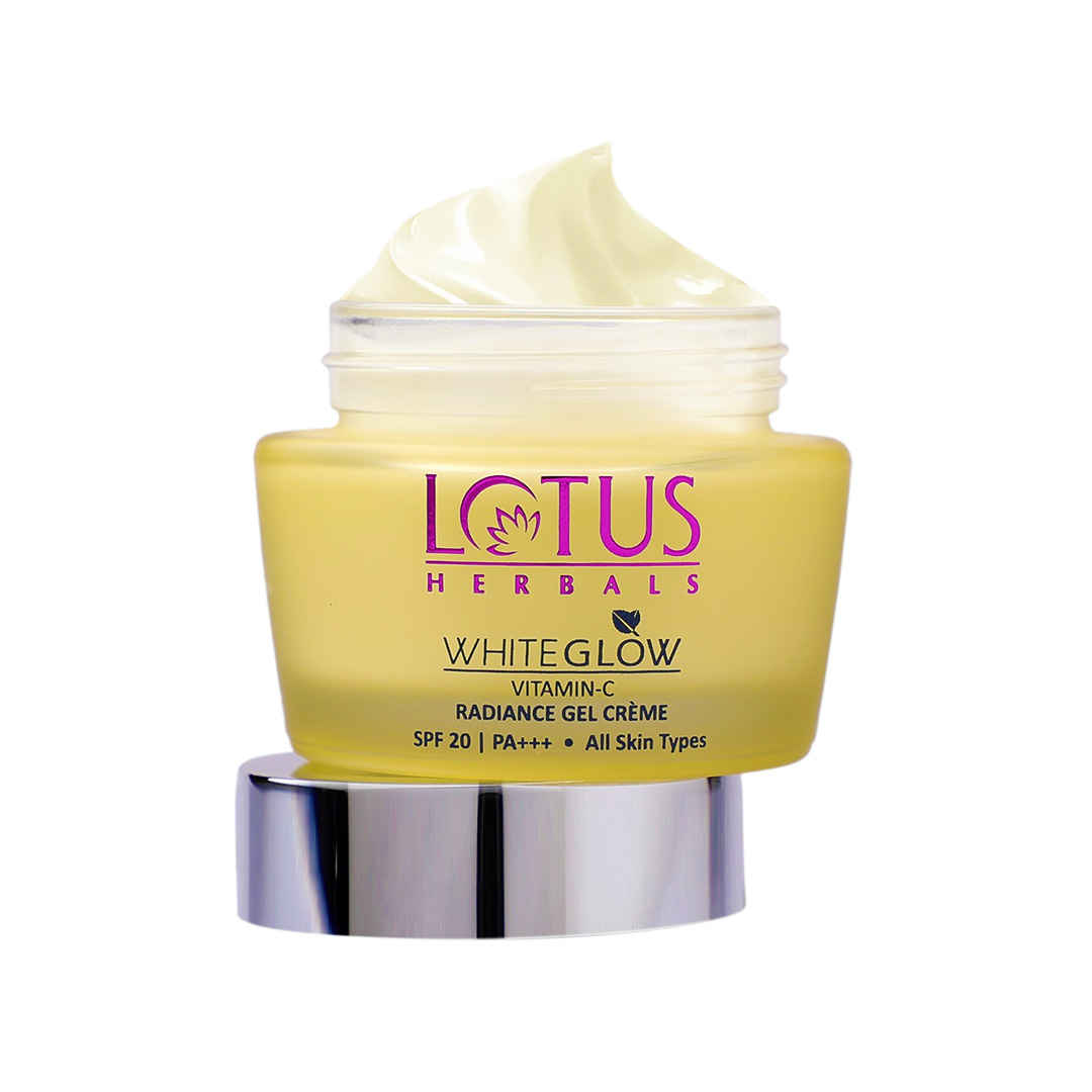 Buy Lotus Herbals WhiteGlow Vitamin C Radiance Cream | SPF 20 | For Dark Spots & Dull Skin | Anti- Pollution | 50 gm - Purplle