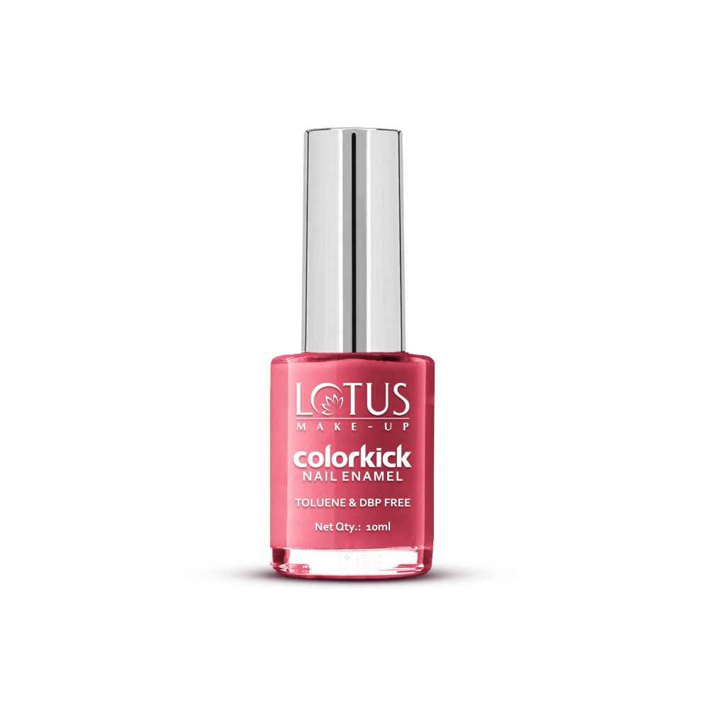 Buy Lotus Make-Up Colorkick Nail Enamel - Rose Petal 920 | Chip Resistant | Glossy Finish | 10ml - Purplle