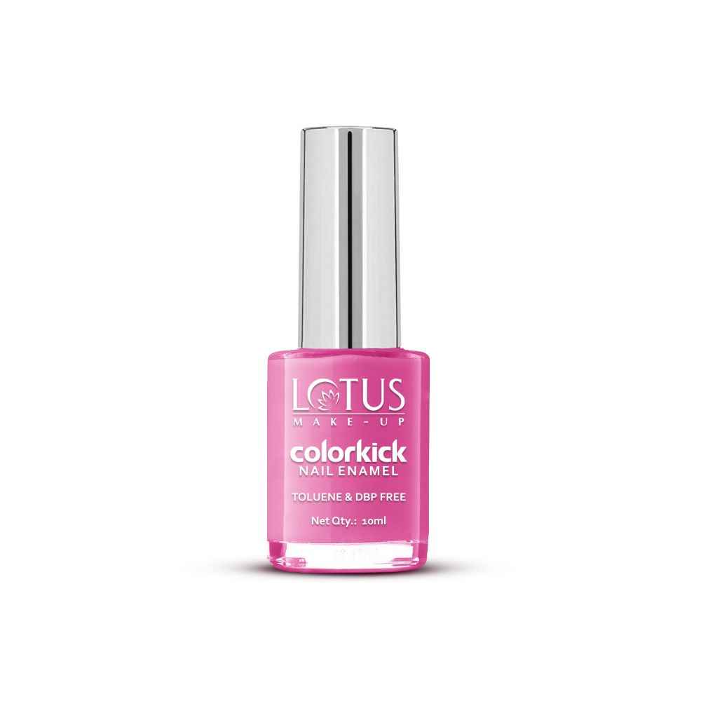 Buy Lotus Make-Up Colorkick Nail Enamel - Fuschia Drop 949 | Chip Resistant | Glossy Finish | 10ml - Purplle