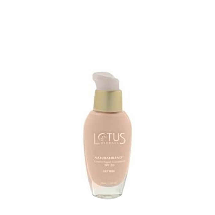 Buy Lotus Make-Up Naturalblend Comfort Liquid Foundation SPF-20 Soft Cameo - Purplle